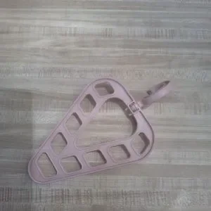 New Baby Pink Multi-Function Rotatable Non-Slip Triangle 9 Holes Clothes Hanger