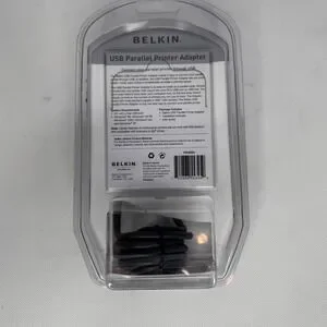 NEW BELKIN 2005 USB To Parallel Printer Adapter Cable NIP Sealed