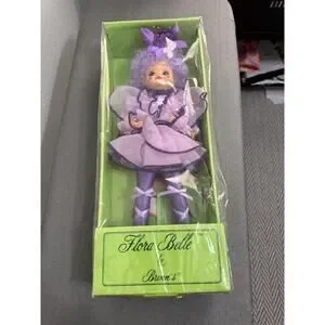 NEW Brinn's Miss Morning Glory Porcelain Pyrple Vintage Flora Belle Doll NEW Brinn's Miss Morning Glory Porcelain Pyrple Vintage Flora Belle Doll