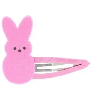 New Bundle Of 2 Peeps Easter Colorful Bunny Hair Clips Hair Accessories
