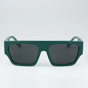 NEW Burberry BE4397U MICAH 407187 Green Dark Grey Unisex Sunglasses