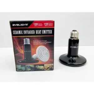 NEW BYB Light Ceramic Infrared Heat Emitter 100 Watt
