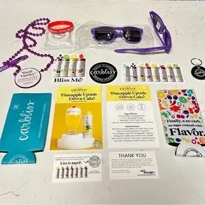 New Carbliss Premium Cocktail Party Supplies Set - Purple Bundle Set