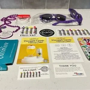 New Carbliss Premium Cocktail Party Supplies Set - Purple Bundle Set