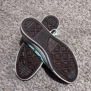 New Converse All Stars Mint Green Canvas Sneakers
