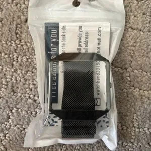 NEW Crodi Fitbit Blaze Band Stainless Steel Unisex Large Dark Grey