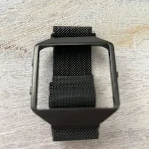 NEW Crodi Fitbit Blaze Band Stainless Steel Unisex Large Dark Grey
