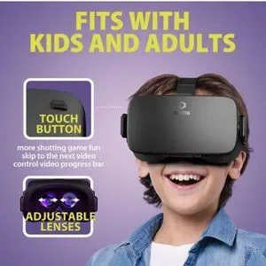NEW DESTEK V5 VIRTUAL REALITY HEADSET - For Phone 110°FOV HD Anti-Blue Lenses