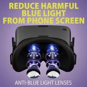 NEW DESTEK V5 VIRTUAL REALITY HEADSET - For Phone 110°FOV HD Anti-Blue Lenses