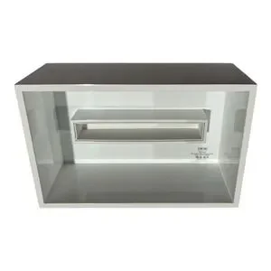 New Dior White Lacquered Vanity/Make-up Storage Box With Mirror