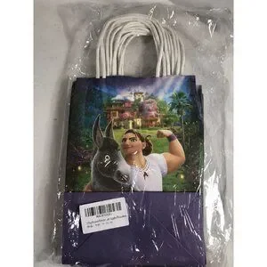 New Disney Encanto 12 Pack Treat Party Favor Paper Handle Bag Birthday Halloween