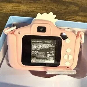 NEW - DISWOE X5 - Pink Unicorn Kids Camera