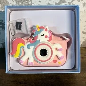 NEW - DISWOE X5 - Pink Unicorn Kids Camera
