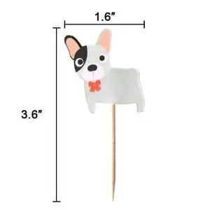 New Dog Cake Toppers Decorations Kids Party