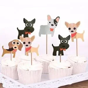 New Dog cake toppers decorations kids party