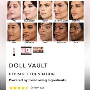 NEW DOLL 10 Hydragel Foundation