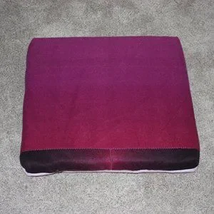 NEW Double-sided Cushion Pet Bed Ombre Lavender Magenta Cozy Fleece
