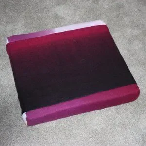 NEW Double-sided Pet Cushion Butterfly Ombre Magenta Cozy Fleece
