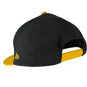 New Era 9Fifty NFL Pittsburgh Steelers Snapback Hat Black Gold M/L Retro