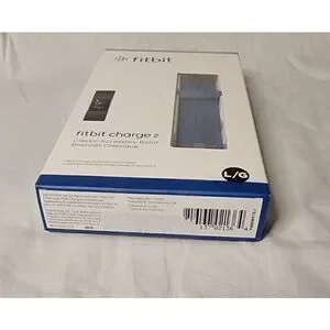 New Fitbit Classic Band For Charge 2 Fitness Activity Large Blue L/G