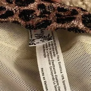 New Free People Leopard Print Bralette