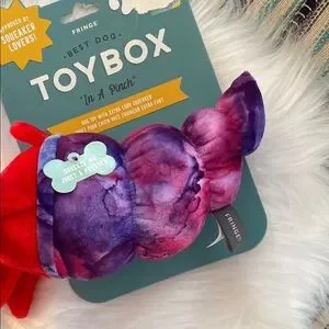 New Fringe Studio Red And Purple In A Pinch Lobster Dog Toy