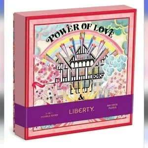 NEW Galison Liberty 'Power Of Love' Puzzle DOUBLE-SIDED 500 Pieces