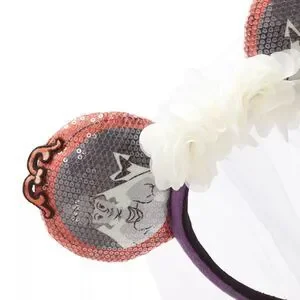 NEW Ghost Bride Ears With Veil Headband The Haunted Mansion NWT Disney Minnie