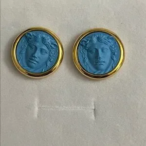 NEW GrandTour Collection Gioielli Italian Cufflink Medusa Set