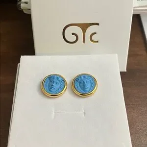 NEW GrandTour Collection Gioielli Italian Cufflink Medusa Set