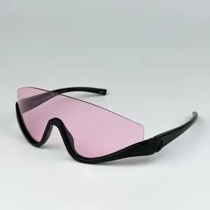 NEW Gucci GG1650S 002 Black Pink Unisex Shield Mask Sunglasses GG 1650S