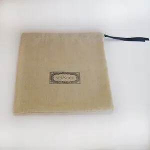 New Gucci Tan Canvas Dust Bag 11" (H) X 8.5" (W)