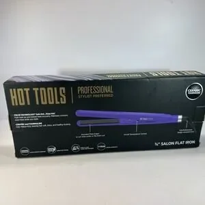 New HOT TOOLS Professional Stylist Preferred ✨3/8" Salon ✨Flat Iron Model UL7124