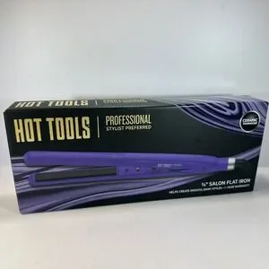 New HOT TOOLS Professional Stylist Preferred ✨3/8" Salon ✨Flat Iron Model UL7124