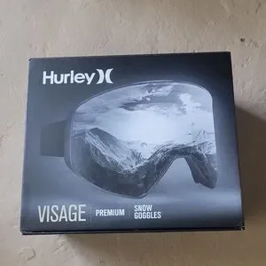 NEW Hurley Visage Premium Snow Goggles with Carrying Case