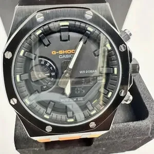 NEW In Box Casio G-Shock Ga-2100 Gen 5 Casioak Mod Orange Strap Mens OS