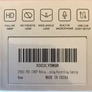 New In Box WEBCAM. HD1080P
