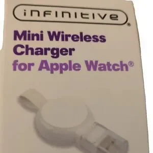 NEW Infinitive Mini Wireless Charger For Apple Watch 1/2/3/4/5/6/SE White - NIP