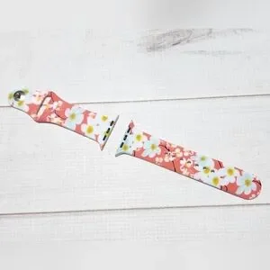 New IWatch Floral Band Compatible With Apple Watch Band 42/44mm S/M