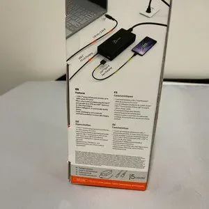 New J5create JUP2290 100W PD USB-C Super Charger For Laptop Notebook Tablet