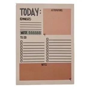 NEW Jellymelly Daily To Do List Notepad Planner Journal Office Stationery