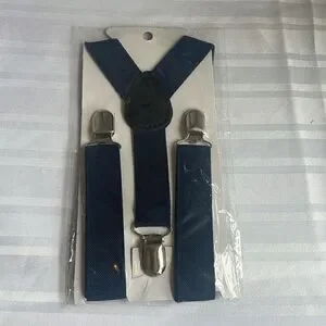New Kids Navy Adjustable Suspenders - NIP