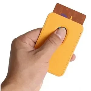 NEW Leather Phone Magnetic Card Wallet Apple Compatible - Multiple Colors Avail