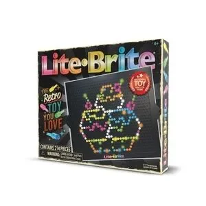 New Lite Brite by Hasbro Colorful Neon Learning Toy with Bright Pegs