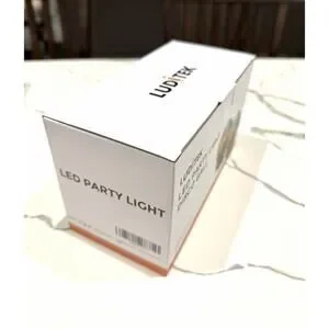 NEW Luditek 2-Pack Sound Activated Party Lights Disco Ball DJ Strobe W. Remotes