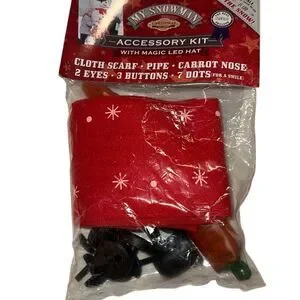 *NEW* Magic Light Up LED HAT And All Accessories For Your Snowman