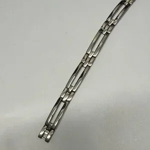 New Men’s Stainless Steel Bracelet. 8 3/4” . From Macy’s