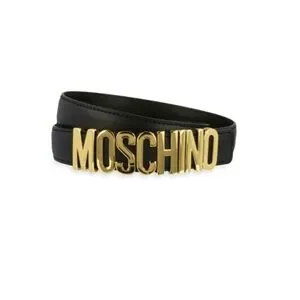 New MOSCHINO Genuine Leather Belt Black New MOSCHINO Genuine Leather Belt Black