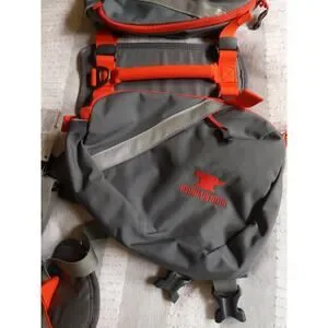 NEW Mountainsmith K9 Pack Small Dog Hiking Backpack Saddlebag Gray Orange NWT