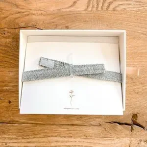 NEW Noralee Gray Little Boy Bow Tie